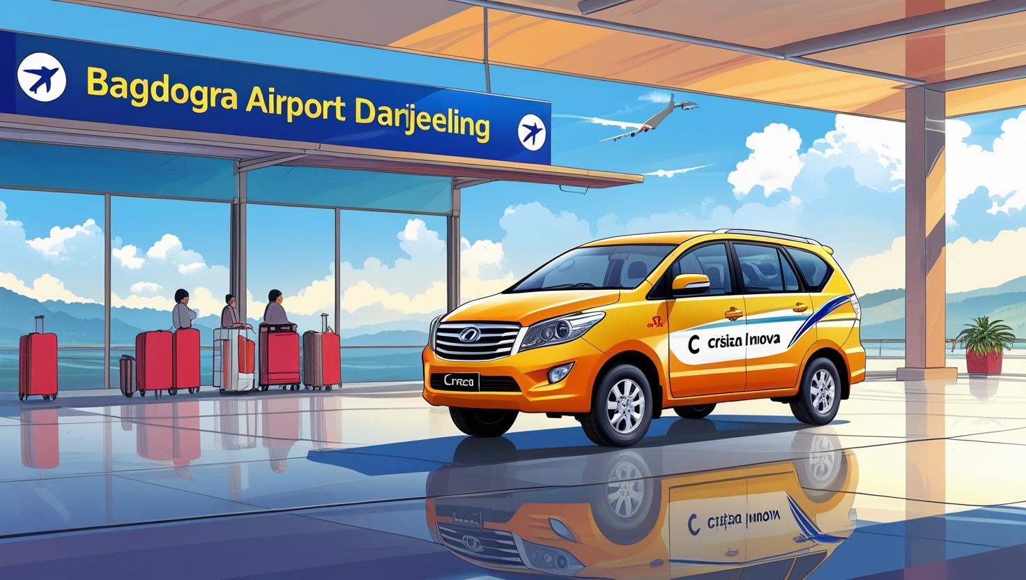Bagdogra Airport Prepaid Taxi Fare to Kalimpong | Reliable Booking with Tourbix Rid